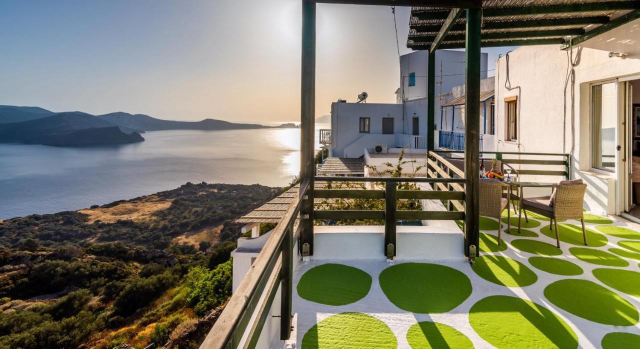 Melisses Sea View House Villa Pláka Mílu Kültér fotó