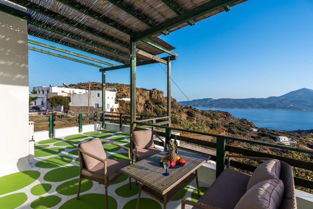 Melisses Sea View House Villa Pláka Mílu Kültér fotó