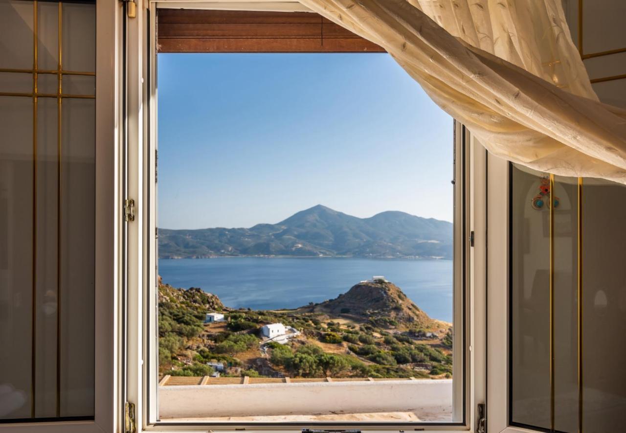 Melisses Sea View House Villa Pláka Mílu Kültér fotó